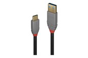 USB Kabel - Lindy Anthra Line - USB-C cable - 24 pin USB-C to USB Type A - 1.5 m - 36912
