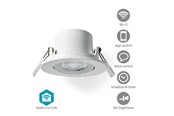 Smart-Home - Nedis SmartLife Ceiling Light Wi-Fi Warm to Cool White Round Diameter: 52 mm 68 - 74 mm 360 lm 2700 - 6500 K IP20 Energy Class: F Android™ / IOS - WIFILCS10WT