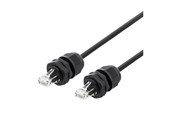 Netzwerk - Kabel - Deltaco SFTP-65AH-WP - patch cable - 5 m - black - Schwarz - 5m - SFTP-65AH-WP