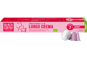 Kaffeezubereitung - Black Coffe Roasters Lungo Crema Organic - 10 Capsules - 20219030