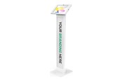 Wandhalterungen, AV-Halterungen & AV-Möbel - Compulocks Apex BrandMe stand - for tablet - brandable - white - Max - recommended for - 140W209APXW