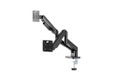 Monitorhalterung - Gembird Desk mounted adjustable double monitor arm 17"-32" - Schwarz - MA-DA2-06