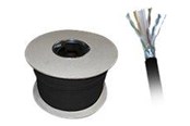 Netzwerk - Kabel - A-LAN Technologie ALANTEC bulk cable - 305 m - black - Schwarz - 305m - KIF6OUTS305