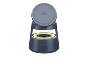 Handys - Adapter und Ladegeräte - 4smarts Qi2 Charging Station Aura Sound - Grey - 541327