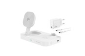 Handys - Adapter und Ladegeräte - 4smarts Trident wireless charging stand - Qi2 - + AC power adapter - 24 pin USB-C - 25 Watt - 540998