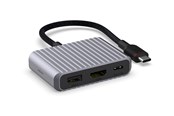 Dockingstationen - Unisynk 3 Port USB-C Hub V2 4K 60Hz 100W - Grey - 10384