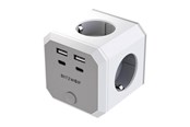 Stromkabel (Extern) - BlitzWolf BW-EC2 8-in-1 Power Cube 4xAC 2xUSB-A 2xUSB-C - BW-EC2