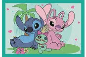 Puzzle - Clementoni Super Color Jigsaw Puzzle 4in1 Stitch Boden - 21745