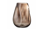 Einrichtung - Bloomingville - Ingolf Vase 26 cm - Brown Glass - 82048946