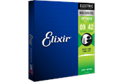 Musikinstrumente & DJ-Ausstattung - Elixir Strings 19002 - Vernickelter Stahl - E-Gitarrensaiten - Optiweb - Super Light (09-42) - CEL 19002