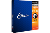 Musikinstrumente & DJ-Ausstattung - Elixir Strings 12002 - Vernickelter Stahl - E-Gitarren-Saiten - Nanoweb - Super Light (09-42) - CEL 12002