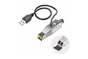 Repeater, boosters, bridges & Transceiver - StarTech.com Gigabit Fiber to RJ45 Ethernet Media Converter Micro Mini - fibre media converter - 1GbE - TAA Compliant - D01ML55U-FIBER-MEDIA