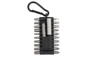 Handwerkzeuge  - Home>it Bit set 22 pieces Cr-V steel 20 x Bits in Cr-V quality 1 x 1/4" Adapter for sockets 1 x 1/4" Magnetic bit holder - 70862