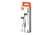 Kopfhörer/Headsets - JBL T210 In-Ear headphone with 1-button mic/remo - JBLT210BLKE