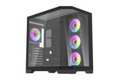 Gehäuse - Darkflash FT418 PRO Computer Case with 7 ARGB Fans - Black - Gehäuse - Schwarz - FT418 PRO Black