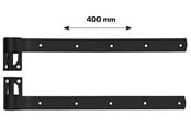 Halterungen & Scharniere - Home>it stable door hinge 400 mm matt black 2 pcs. - 20513