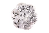 Kunst & Handwerk Ausstattung - Jono Toys - Wiggle Eyes in Storage Box - 4411