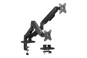 Monitorhalterung - Deltaco mounting kit - for flat panel - mechanical spring 9kg - black - ARM-1300-B