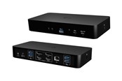 Dockingstationen - I-Tec - docking station - USB-C / USB4 / Thunderbolt 3 / Thunderbolt 4 / Thunderbolt 5 /USB-A - 2 x HDMI 2 x DP - 1GbE - CAINTGDUAL4KDOCPD