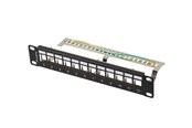 Rack-Gehäuse - Lanberg - patch panel (blank) - 12 port FTP - 1U - PPKS-9212-B