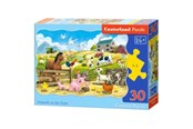 Puzzle - Castorland Dyr på gården 30 brik - B-03815