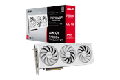 Grafikkarte - ASUS Radeon RX 9070 XT Prime OC White - 16GB GDDR6 RAM - Grafikkarte - 90YV0L75-M0NA00