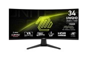 Monitor - 34" MSI MAG 346CQ - 3440x1440 (UWQHD) - 180Hz - VA - MAG 346CQ