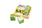 Puzzle - Bigjigs Farm Animals Block Puzzle Block - BJ536
