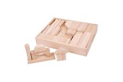 Bausets - Bigjigs Large Wooden Building Blocks Set - BJ959