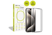 Handys - Schutzfolie - Mobile Origin EasyGlass iPhone 15 Pro - 2 pack - FRL-EG-i15Pro-2pk