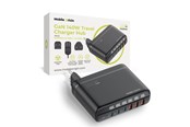 Handys - Adapter und Ladegeräte - Mobile Origin GaN 140W Travel Charger Hub PW12 EU/UK/US - 3x USB-C + 3x USB-A - MO-CH140-PW12