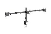 Monitorhalterung - Deltaco mounting kit - adjustable arms - for 3 LCD displays - rotate tilt swivel up to 7 kg - black - ARM-0301-B
