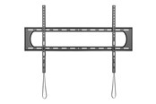 Wandhalterungen, AV-Halterungen & AV-Möbel - Deltaco mounting kit - heavy-duty - for curved / flat panel - fixed up to 120 kg - black - Max 120 kg - recommended for 120 " - ARM-475-B