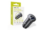 Handys - Adapter und Ladegeräte - Mobile Origin Metal Car Charger 30W - CA12 -  USB-C - USB-A - MO-MCCH30W-CA12