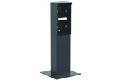 Schaltereinheiten - Niko-Servodan Hydro garden post with 2 functions including mounting flange, black - 761-36920
