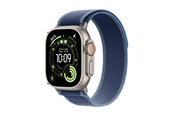 Smartwatches, Pulsuhren, Sportuhren & Schrittzähler - Apple Watch Ultra 3 GPS + Cellular 49mm Natural Titanium Case with Blue/Bright Blue Trail Loop - S/M - MEWR4DH/A