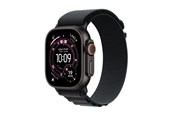 Smartwatches, Pulsuhren, Sportuhren & Schrittzähler - Apple Watch Ultra 3 GPS + Cellular 49mm Black Titanium Case with Black Alpine Loop - Medium - MF0V4DH/A