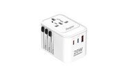 Handys - Adapter und Ladegeräte - Energizer Globales Reiseladegerät - 20W - PD (2xUSB-C + USB-A) - ETC200