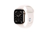 Smartwatches, Pulsuhren, Sportuhren & Schrittzähler - Apple Watch Series 11 GPS + Cellular 42mm Gold Titanium Case with Light Blush Sport Band - S/M - MF8W4QN/A
