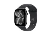 Smartwatches, Pulsuhren, Sportuhren & Schrittzähler - Apple Watch Series 11 GPS 46mm Jet Black Aluminium Case with Black Sport Band - S/M - MEUW4QN/A