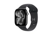 Smartwatches, Pulsuhren, Sportuhren & Schrittzähler - Apple Watch Series 11 GPS 46mm Jet Black Aluminium Case with Black Sport Band - M/L - MEUX4QN/A