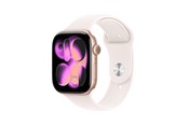 Smartwatches, Pulsuhren, Sportuhren & Schrittzähler - Apple Watch Series 11 GPS + Cellular 46mm Rose Gold Aluminium Case with Light Blush Sport Band - M/L - MFCJ4QN/A