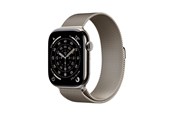 Smartwatches, Pulsuhren, Sportuhren & Schrittzähler - Apple Watch Series 11 GPS + Cellular 46mm Natural Titanium Case with Natural Milanese Loop - S/M - MFCY4QN/A