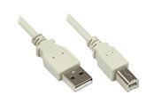 USB Kabel - Alcasa electronik Good Connections - USB cable - USB to USB Type B - 1 m - 2510-1OF