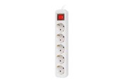Stromkabel (Extern) - Lanberg PS1-05F-0300-W - power strip - 2500 Watt - PS1-05F-0300-W