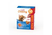 Katzen - Catit - Creamy Premium Treat for Cats - Salmon w. prawn - mega pack 50 x 10g - 44463