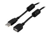 USB Kabel - Deltaco - USB extension cable - USB to USB - 2 m - USB2-12FS