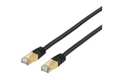 Netzwerk - Kabel - Deltaco LAN CAT 7 - SFTP - Schwarz - 1m - STP-711S