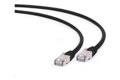 Netzwerk - Kabel - Gembird Cablexpert patch cable - 25 cm - black - Schwarz - 0.25m - PP6A-LSZHCU-BK-0.25M
