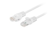 Netzwerk - Kabel - Lanberg patch cable - 3 m - white RAL 9010 - Weiß - 3m - PCU6-20CC-0300-W